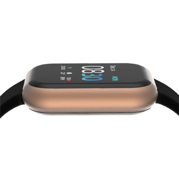 NWT iTouch Air 3, 40mm Rose Gold Case with Black Band Unisex Smartwatch - Picture 6 of 8